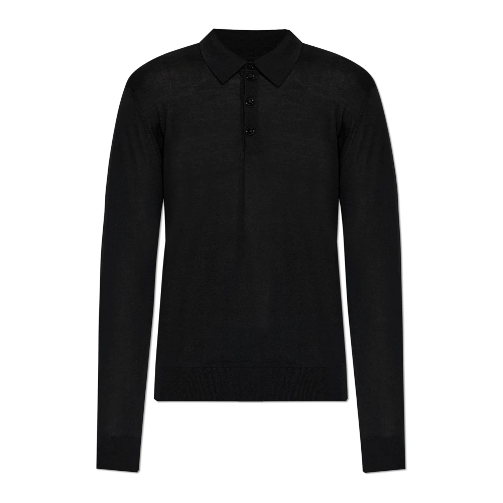 Giorgio Armani Herren Schwarz - Wollpullover - Knitwear - K - 2XL