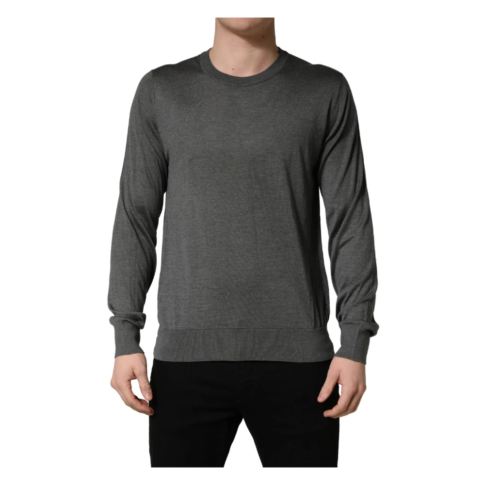 Dolce & Gabbana Herren Grau - Rundhalspullover - Knitwear - Xl