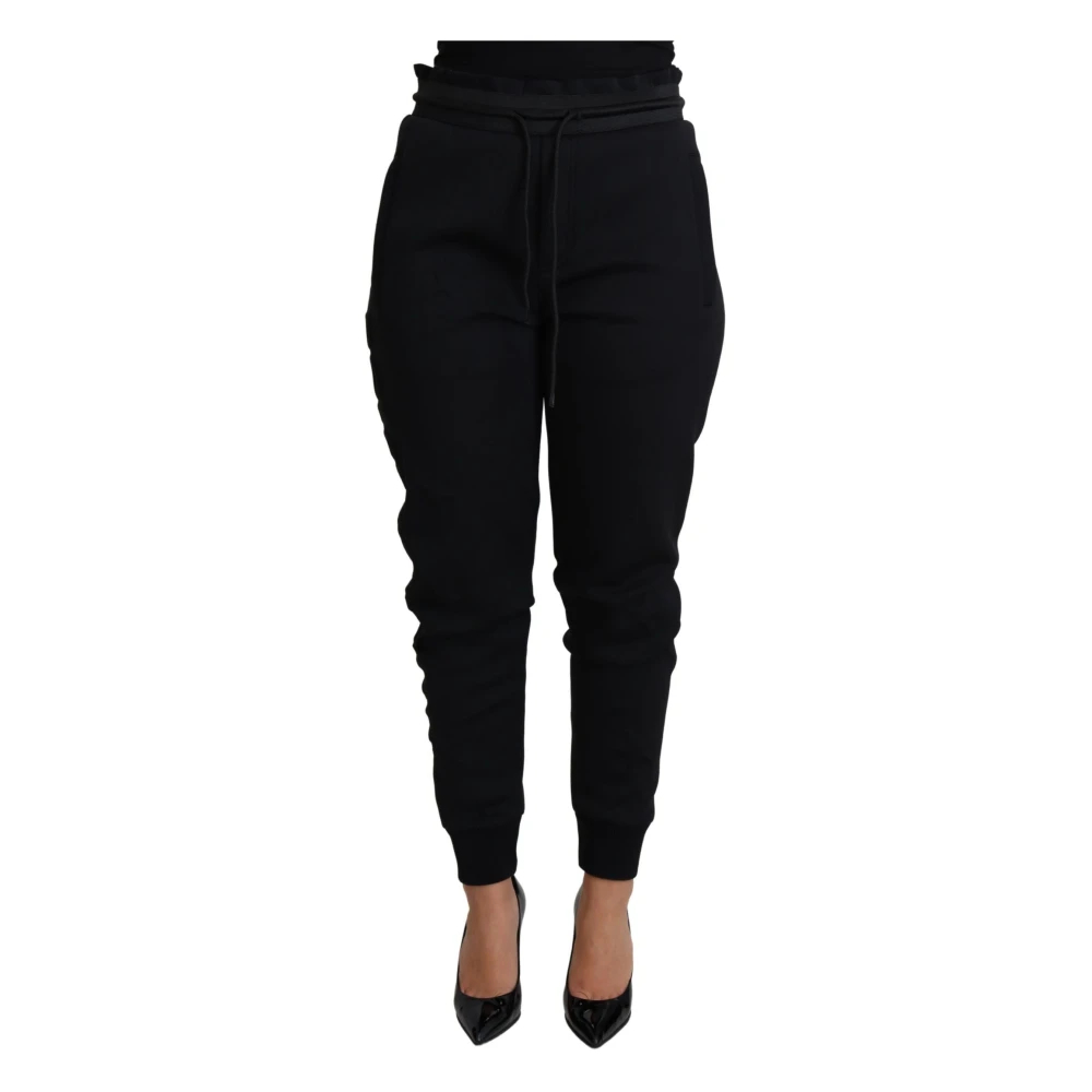 Dolce & Gabbana Damen Schwarz - Jogger Hose - Trousers - K - S