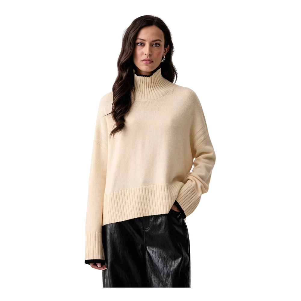 Pinko - Falkland Pullover Mit Rollkragen - Knitwear - Damen - Beige - Xs - Bild 5