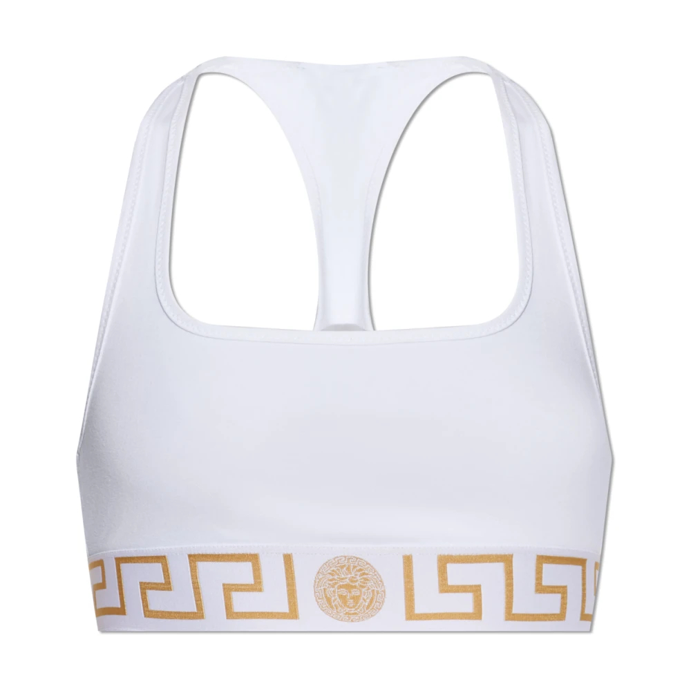 Versace Damen Weiß - Baumwoll-Bh - Sport - Xl