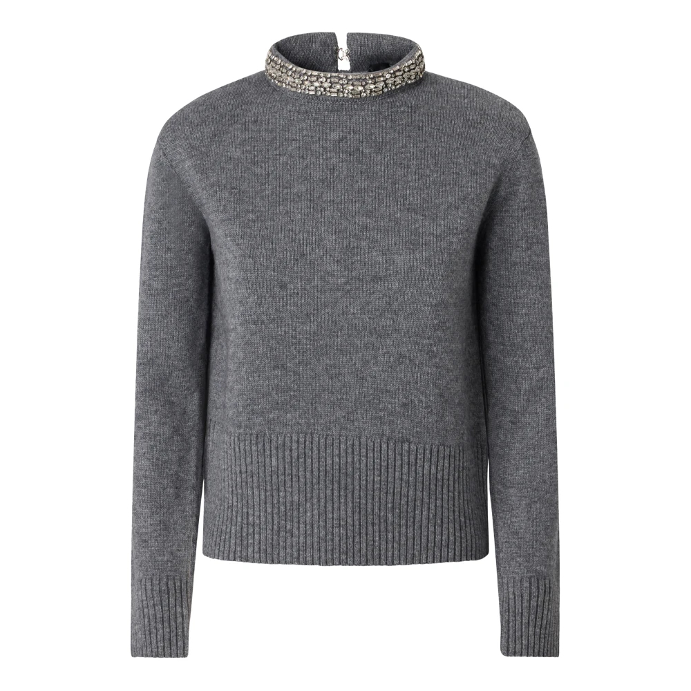 Pinko - Rollkragenpullover - Knitwear - Damen - Grau - L