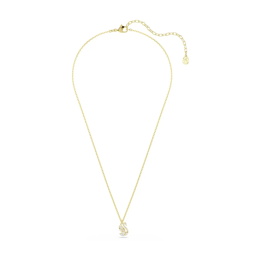 Swarovski Kette, Gelbgold Metall für Damen 5754626, Christ - Image 5