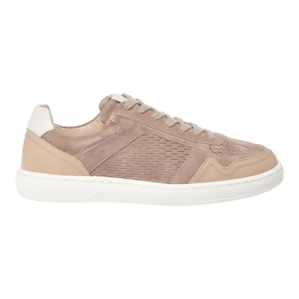 Baldinini - Suede Sneaker - Shoes - Damen - Beige - 38 1/2 Eu