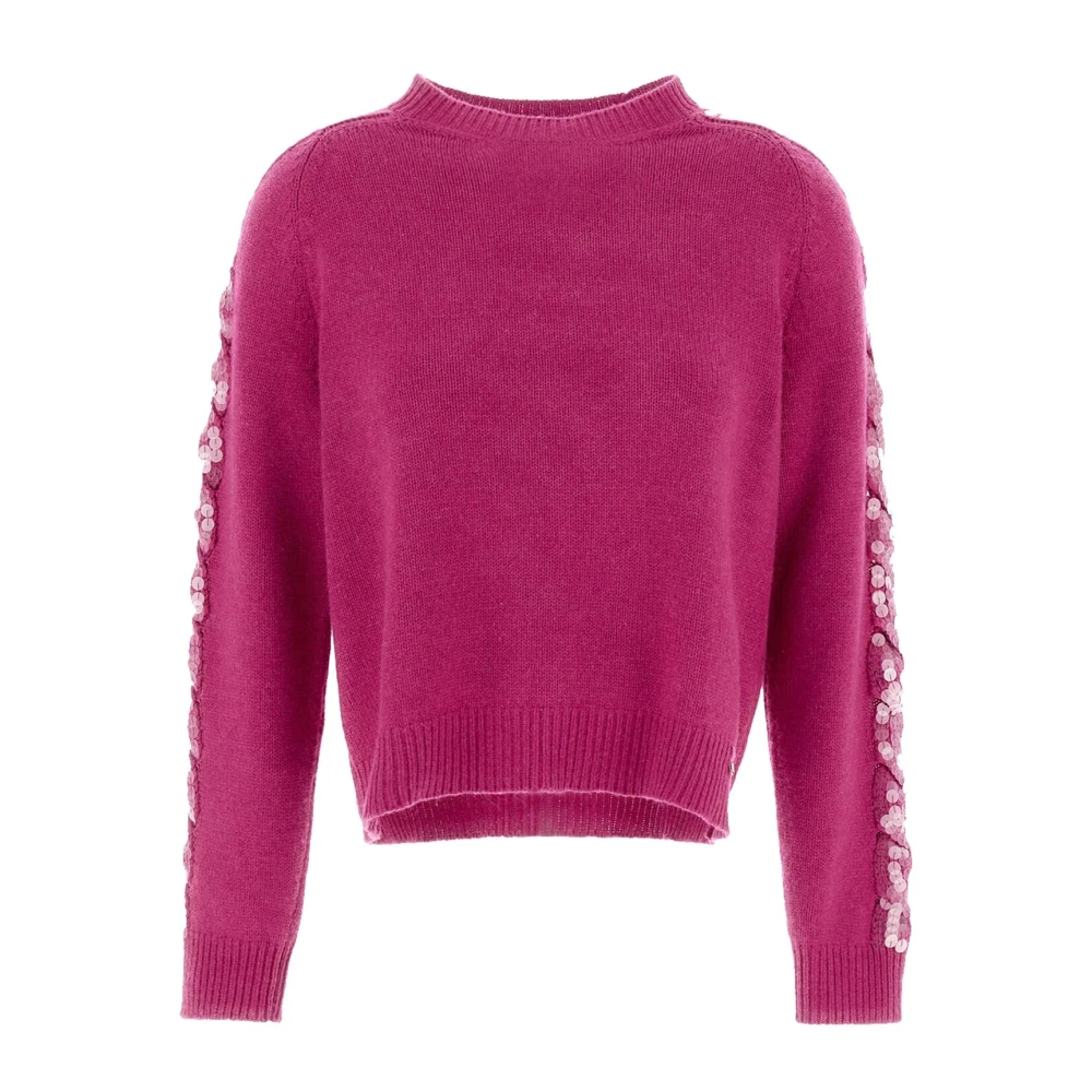 Herno Damen Rosa - Cashmere-Pullover - Knitwear - M