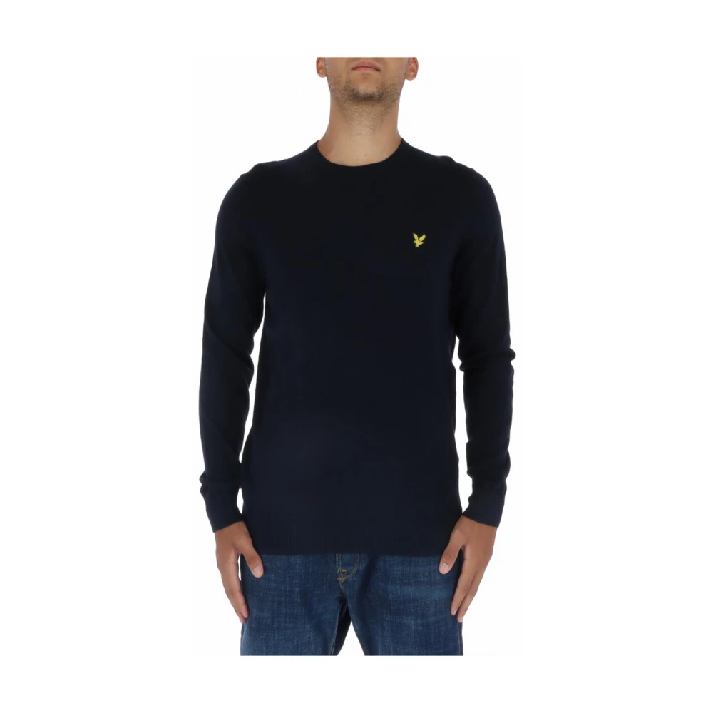 Lyle & Scott Blau Pullover Mit Rundhalsausschnitt Merino - Bild 7