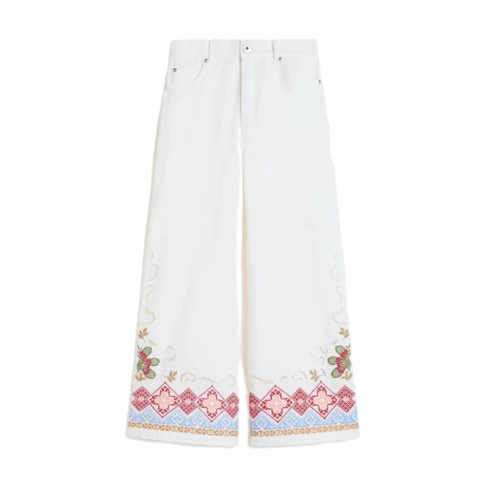 Weekend Max Mara Damen Weiß - Wkdadunco Hose - Trousers - 3XS