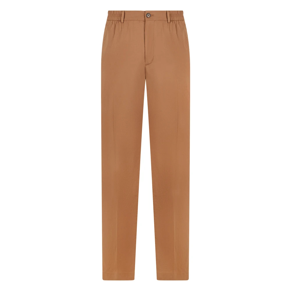Slowear Herren Braun - Gerade Baumwollhose - Trousers - 2XL