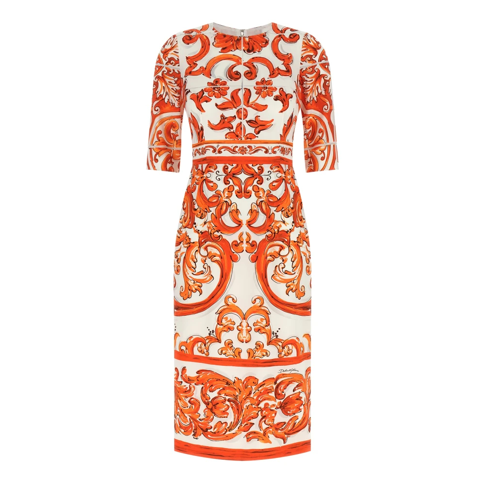 Dolce & Gabbana Damen Orange - Kleider - Dresses - S