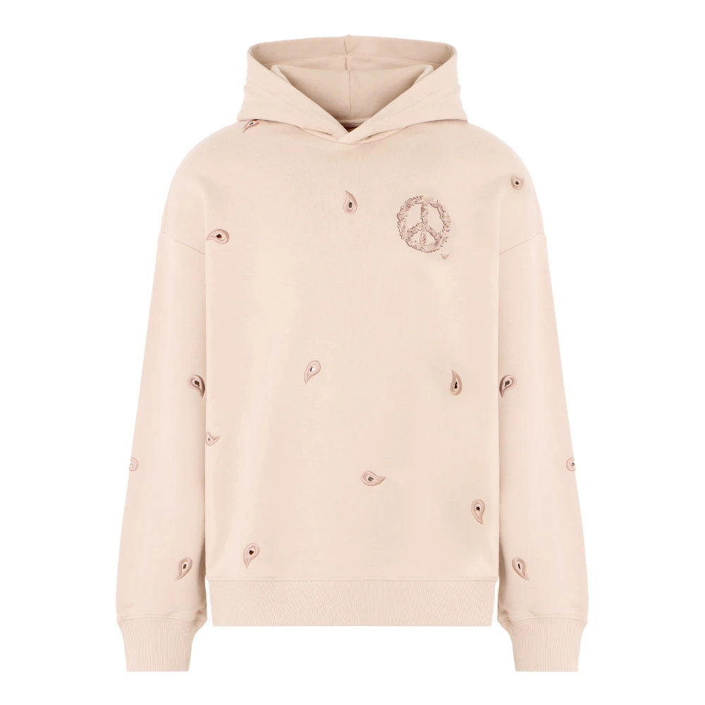 Emporio Armani Herren Beige - Baumwollpullover - Sweatshirts & Hoodies - L