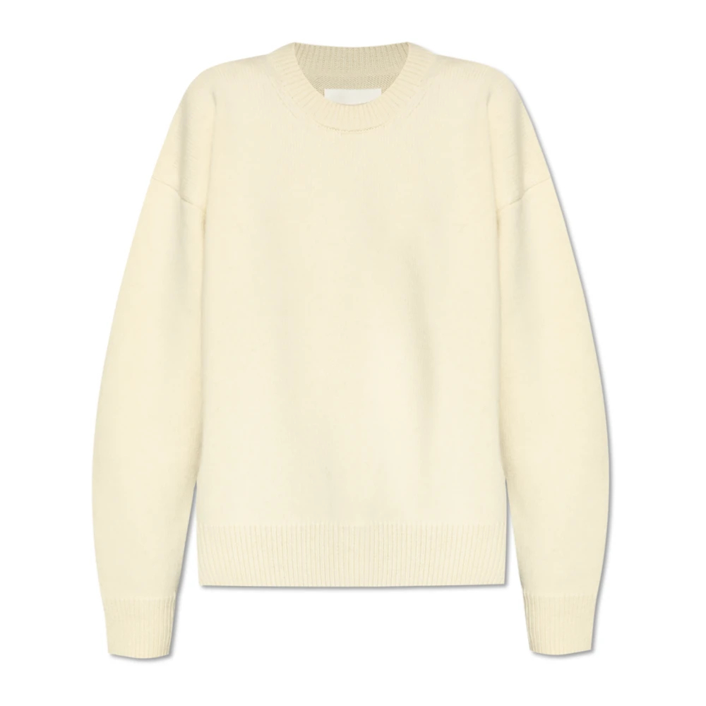Jil Sander Damen Beige - Wollpullover - Knitwear - S