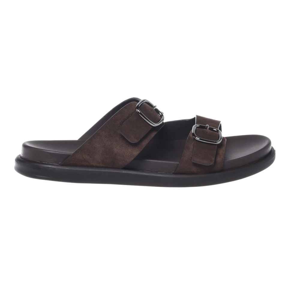 Baldinini Herren Braun - Suede Mule - Shoes - 40 Eu