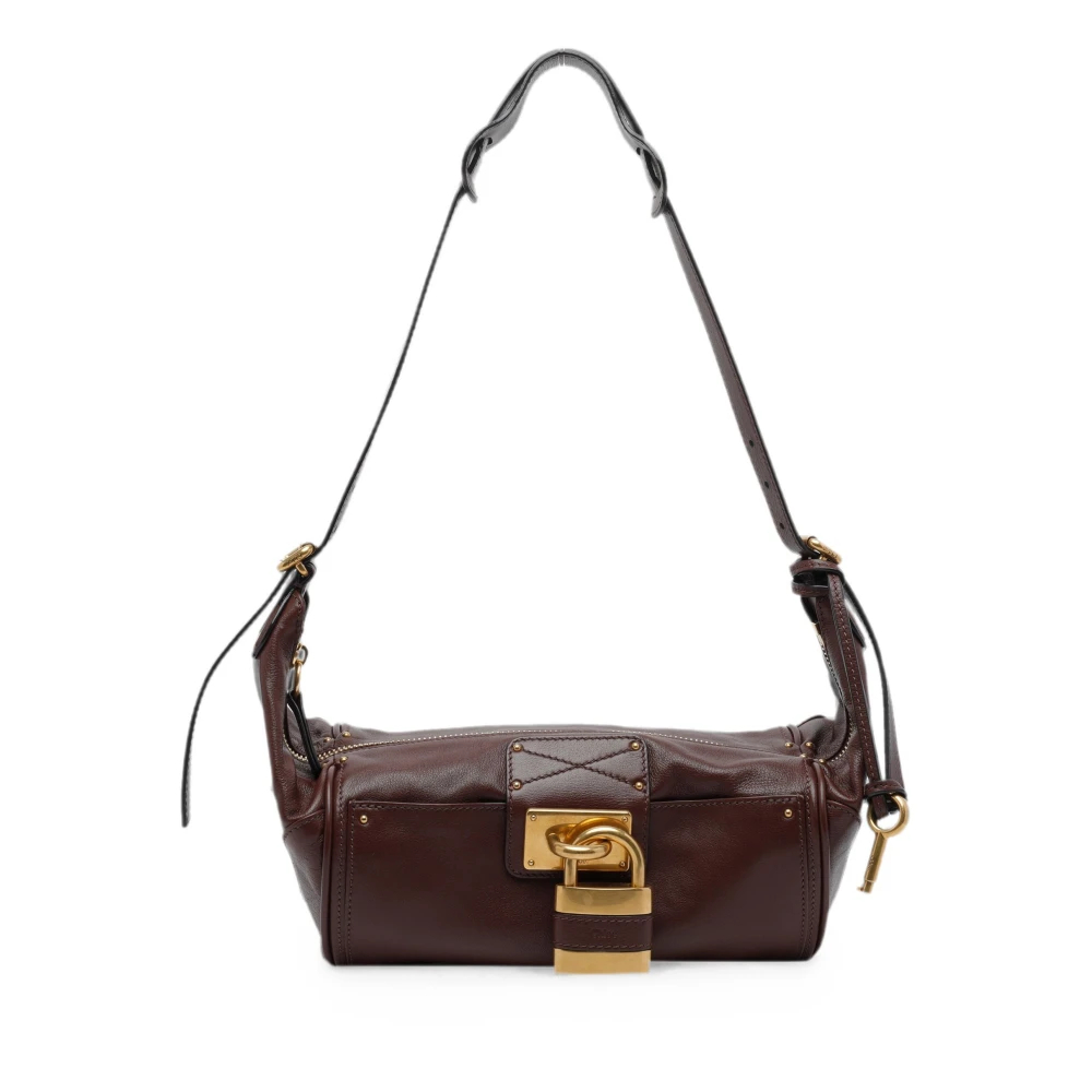 Chloé - Paddington Padlock Umhängetasche - Bags - Damen - Braun - One Size - Bild 8