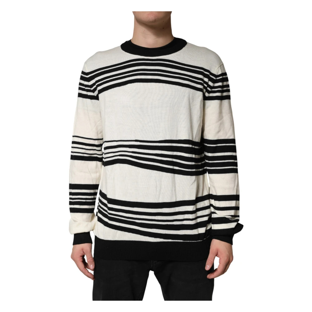 Dolce & Gabbana Herren Weiß - Rundhalspullover - Knitwear - 2XL