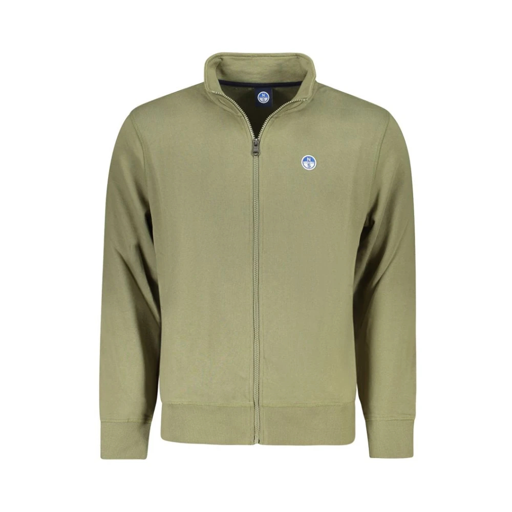 North Sails, Herren, Pullover, Herren-Sweatshirt Mit Zip Grün, Grün, (S) - Bild 6