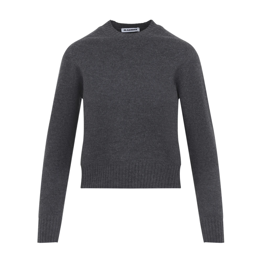 Jil Sander Damen Grau - Rundhalspullover - Knitwear - L