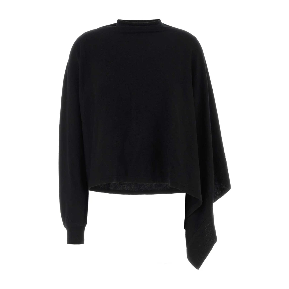 Jil Sander Damen Schwarz - Wollpullover - Knitwear - K -S