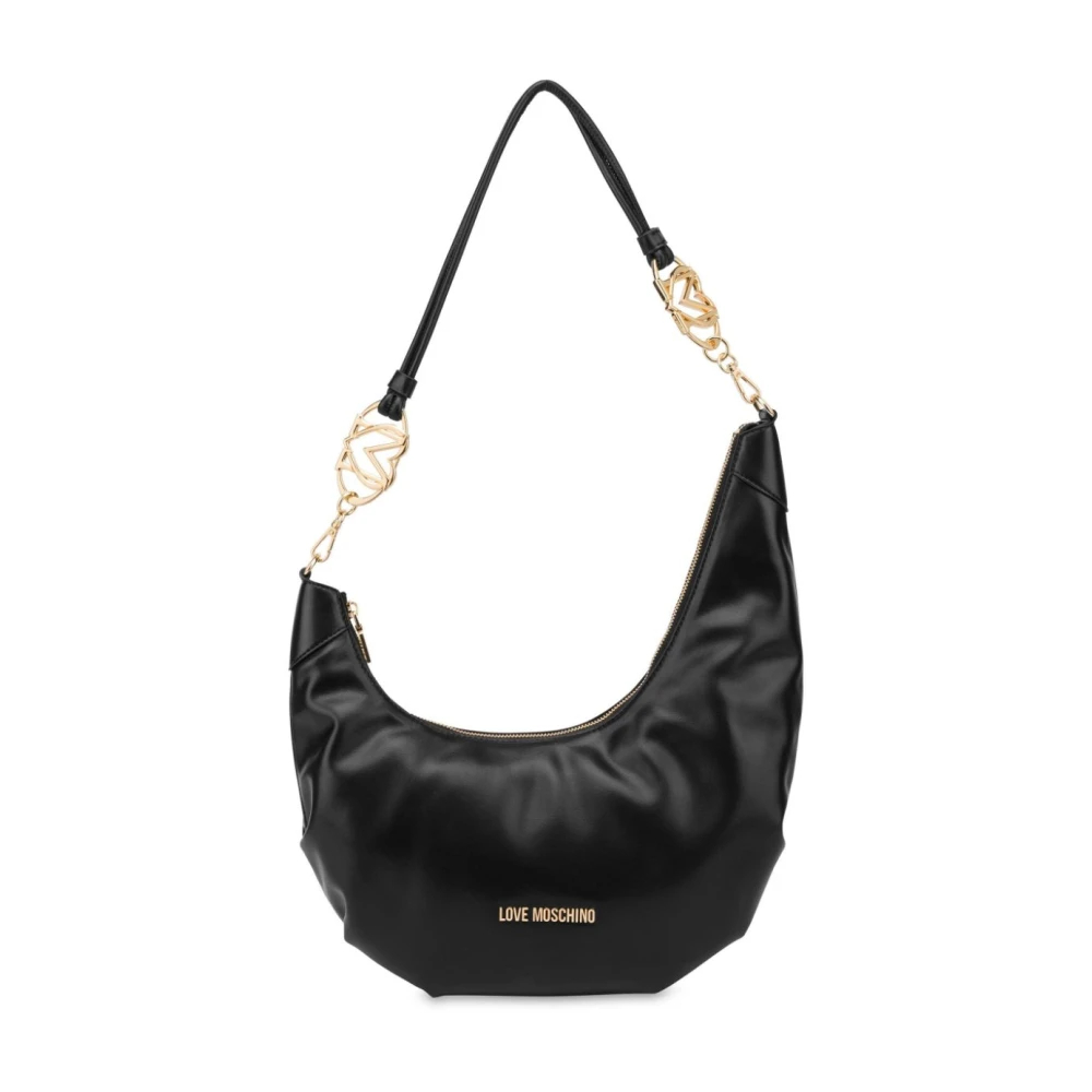 Love Moschino - Pu Hobo - Bags -Damen -Schwarzk -One Size