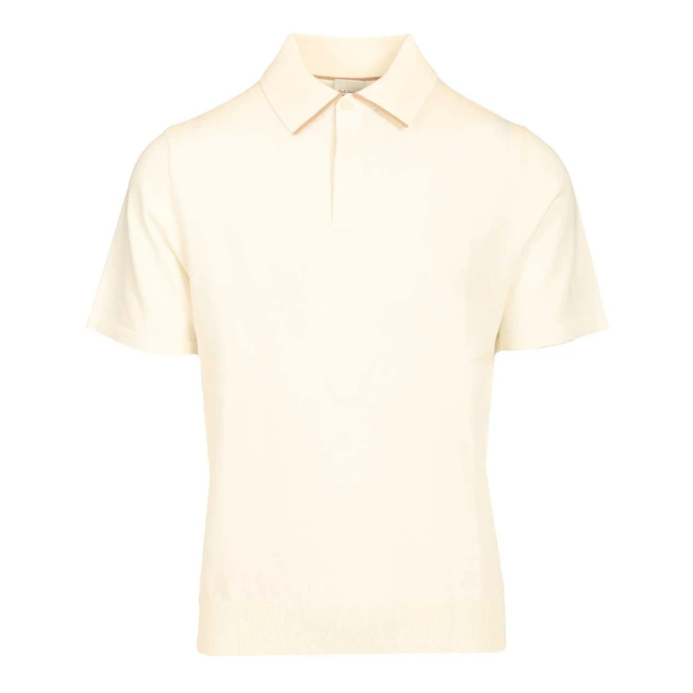 Paul Smith Herren Weiß - Baumwoll-Polohemd - Tops - M