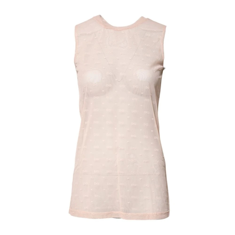 Dolce & Gabbana Damen Beige - Rundhals-Tanktop - Tops - M