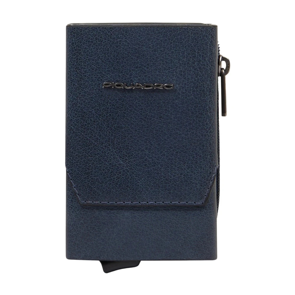 Piquadro Herren Blau - Pop-Up Wallet Mit Geldfach - Accessories - One Size