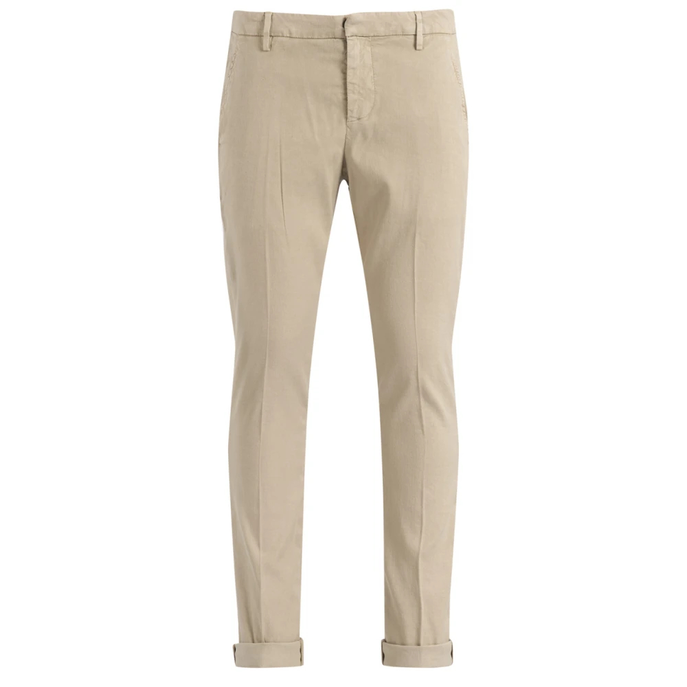 Dondup Herren Beige - Slim Chino Gaubert Aus Leinen - Trousers - W32