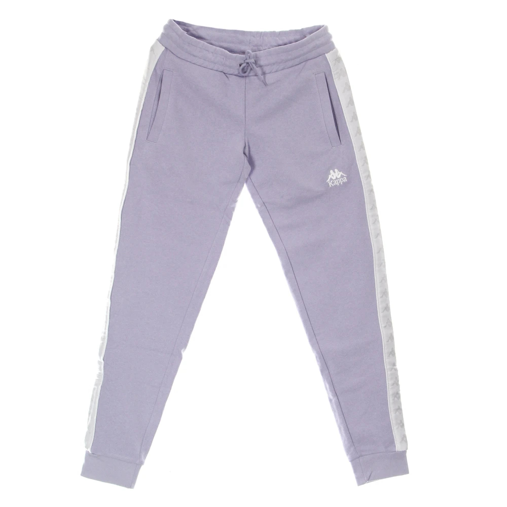 Kappa Damen Violett - Leichte Trainingshose Für Lila/Weiß/Grau - Trousers - Lila - L