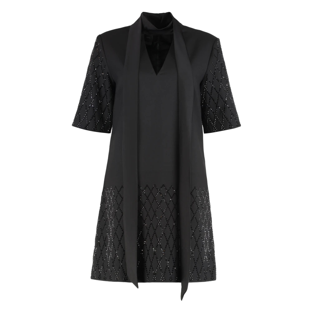Pinko Damen Schwarz - Lipogramma Kleid - Dresses - K - L