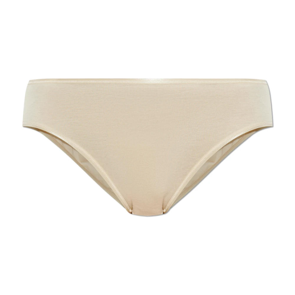 Hanro Damen Beige - Cotton Seamless Midi Slips - Underwear - L