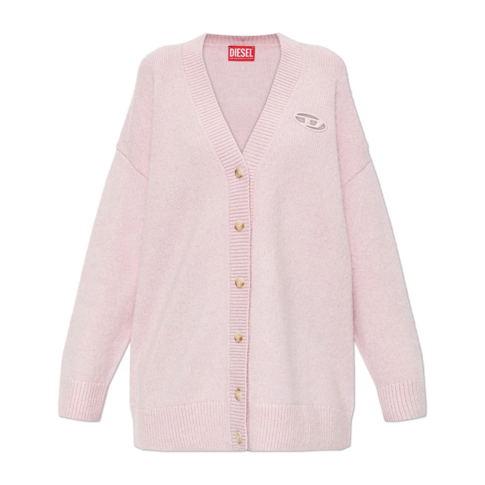 Diesel - M-Areela Cardigan - Knitwear - Damen - Rosa - 2XS