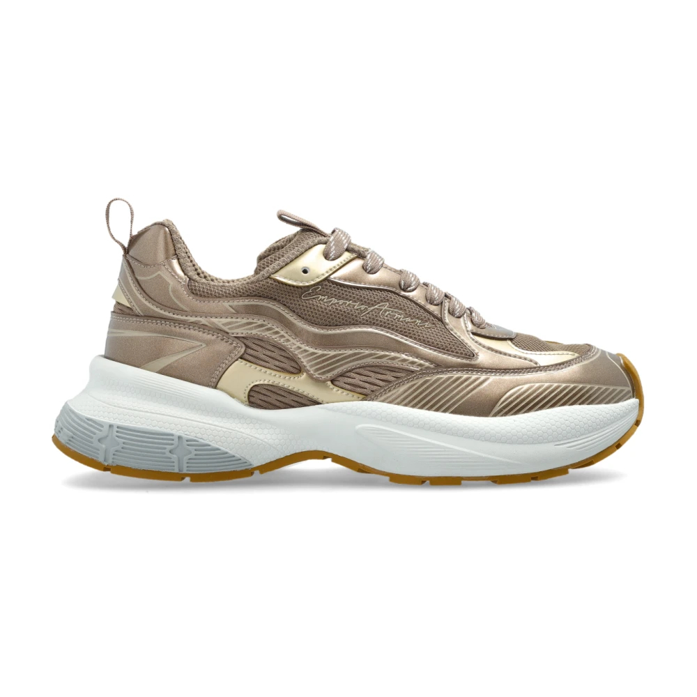 Emporio Armani Damen Gelb - Sportschuhe Mit Logo - Shoes - 41 Eu