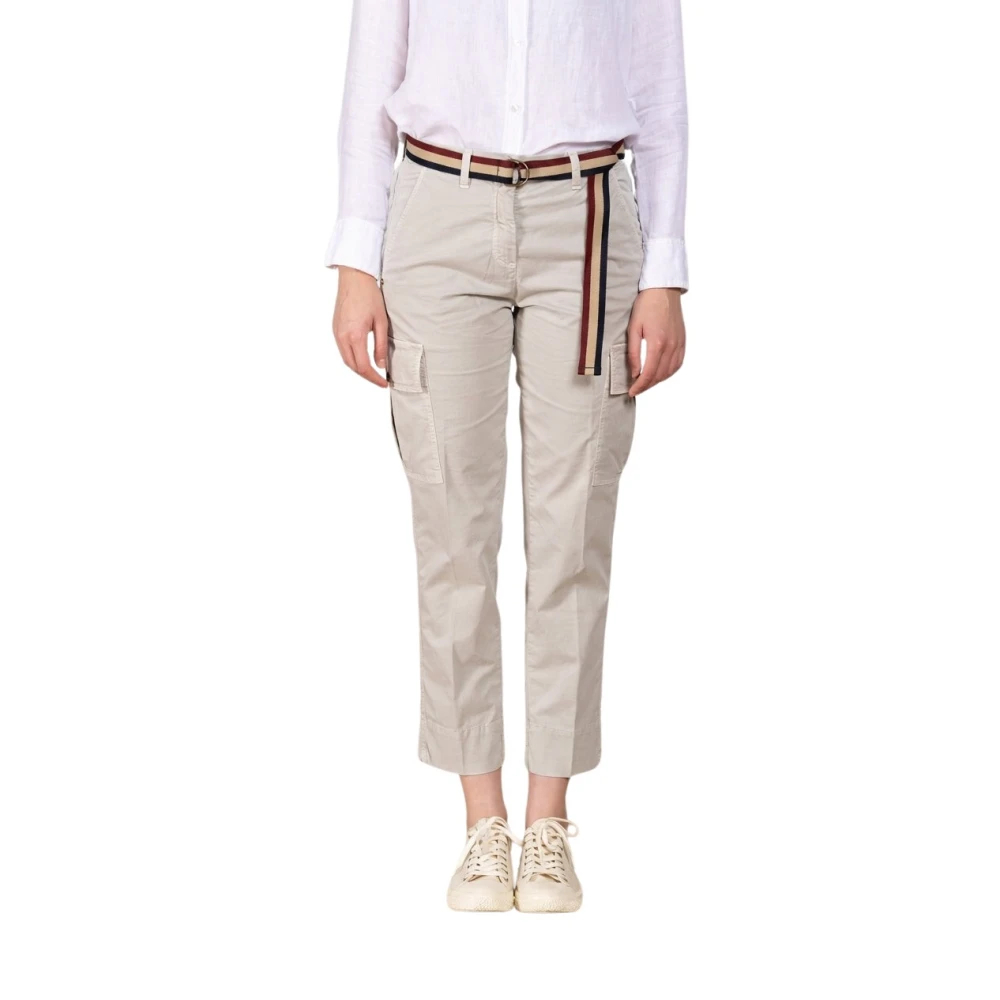 Mason's Damen Blau - Marlene Cargo Cropped Hosen - Trousers - Xl