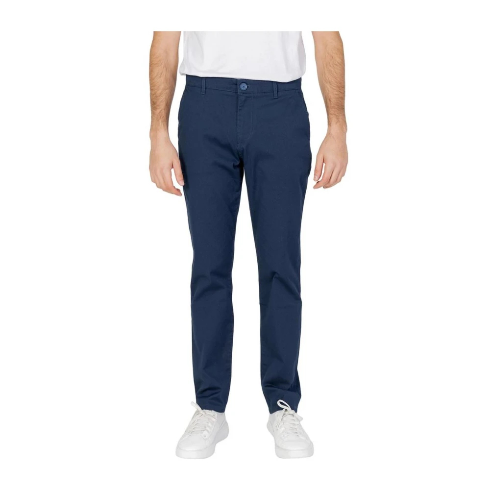 Armani Exchange Herren Blau - Baumwoll-Elasthan-Chinos - Trousers - W31