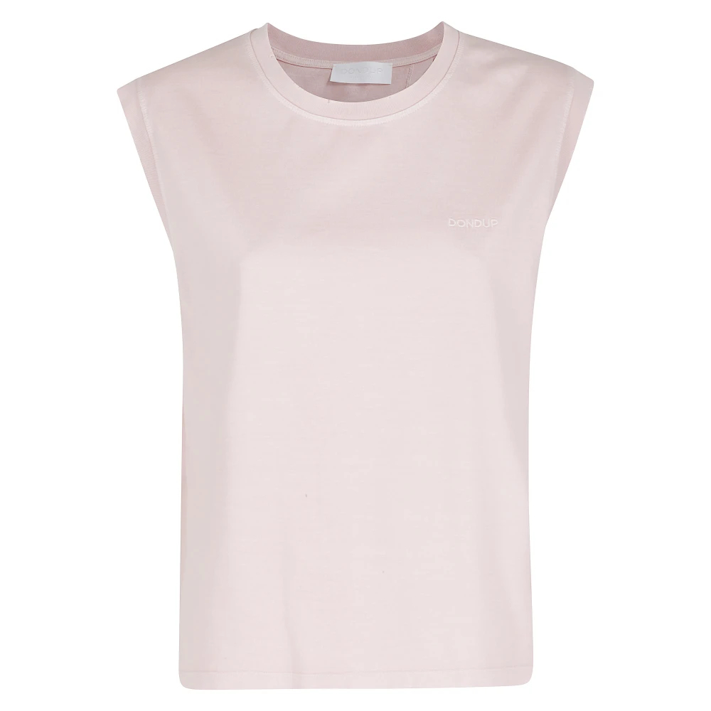 Dondup Damen Rosa - Girocollo Regular In Jersone - Tops - M