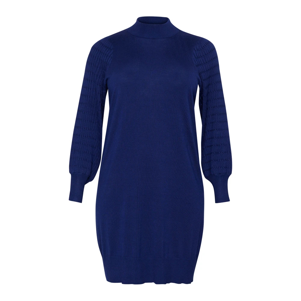 Kaffe Curve Damen Blau Pulloverkleid Lini - Bild 4