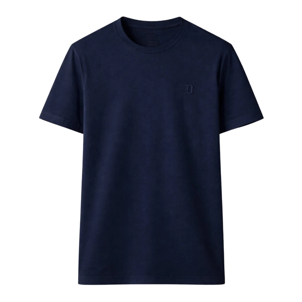 Dondup Herren Blau - T-Shirt Girocollo Regular - Tops - 2XL