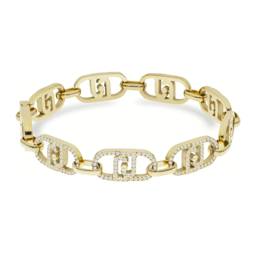 Liu Jo Damen Gelb - Monogram Chain Bracelet - Accessories - One Size