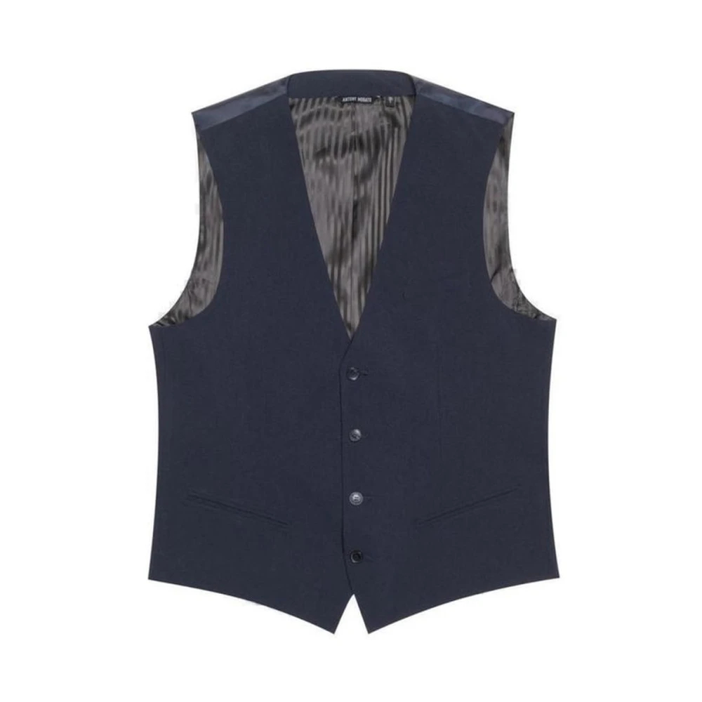 Antony Morato Herren Blau - Frühling/Sommer Weste - Suits - Xs