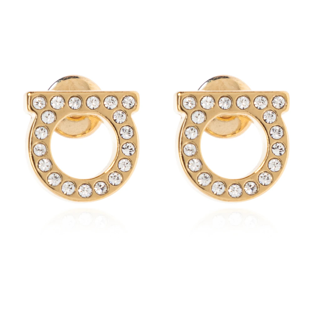 FERRAGAMO | Rhinestones Gancini earrings by Ferragamo | female | PZ - Bild 5