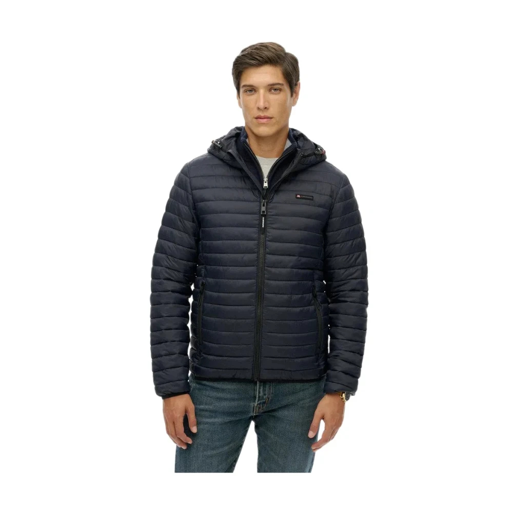 Superdry Herren Blau Daunenweste Fuji Lite - Bild 5