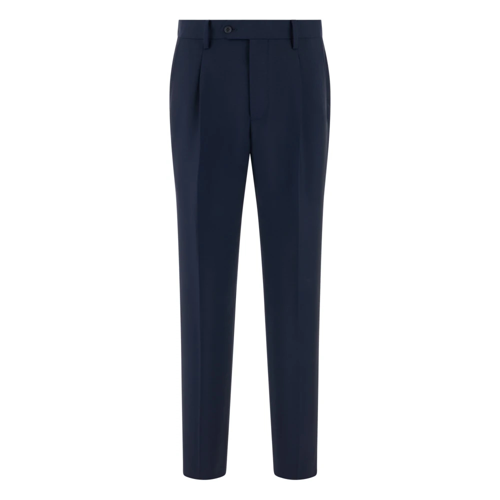 Boggi Milano Herren Blau - Woll- Und Mohairhose - Trousers - L
