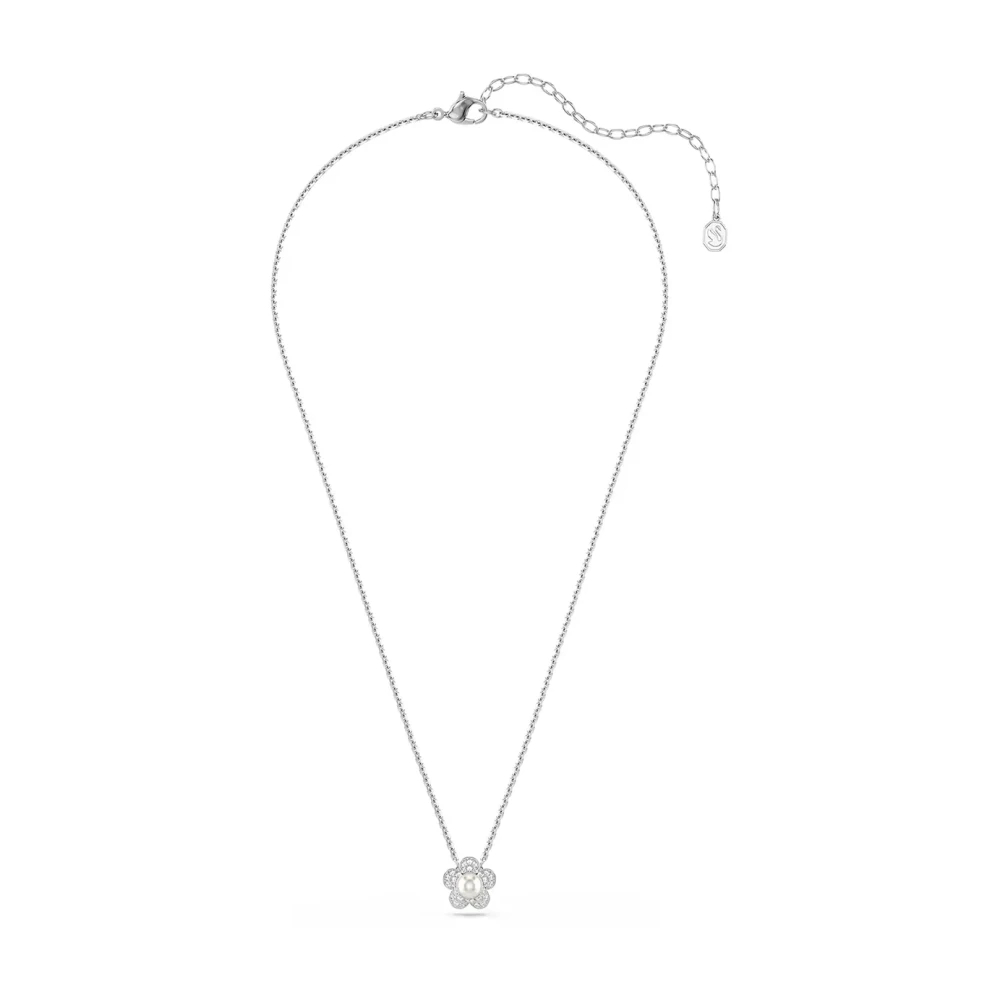 Swarovski Damen Silberfarben Halskette Flower 5755817 - Bild 10