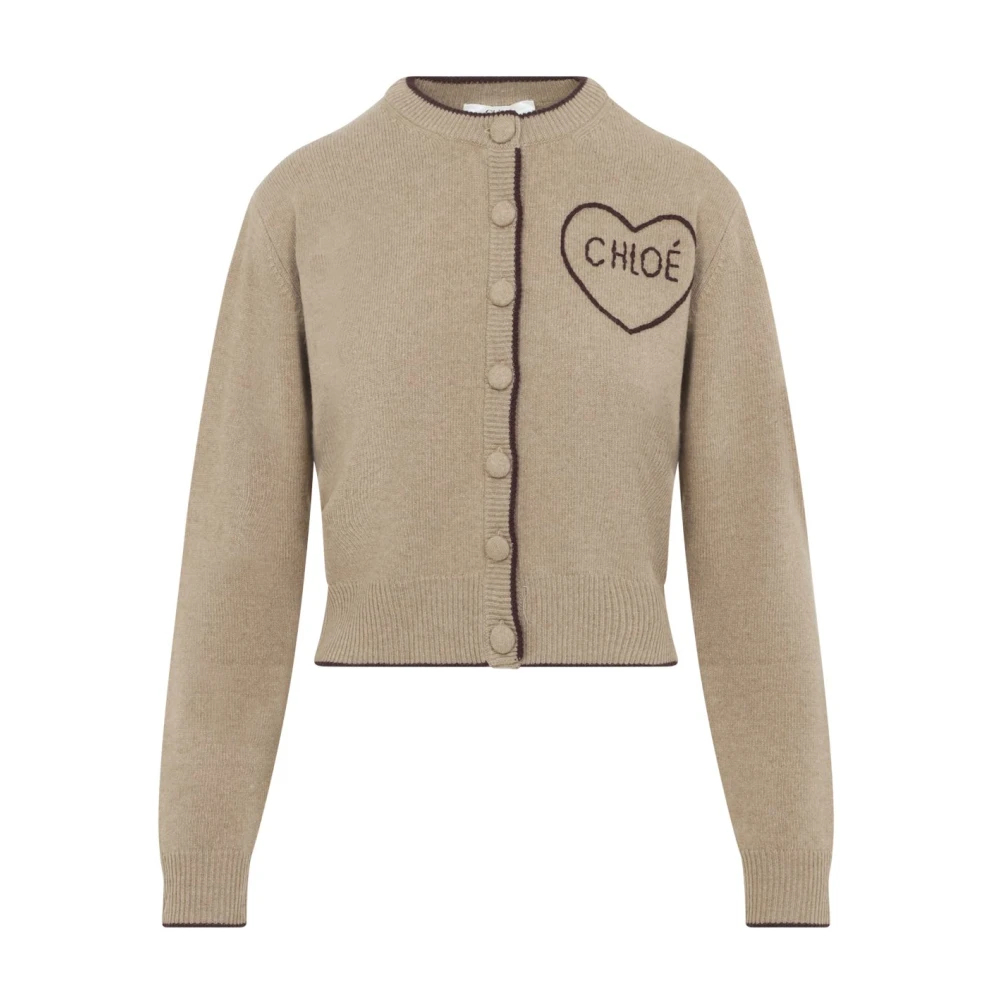 Chloé , Damen, Strickwaren, Braun, M - Bild 10