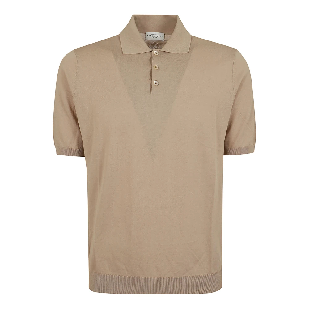 Ballantyne Herren Braun - Polo-Pullover - Knitwear - Xl