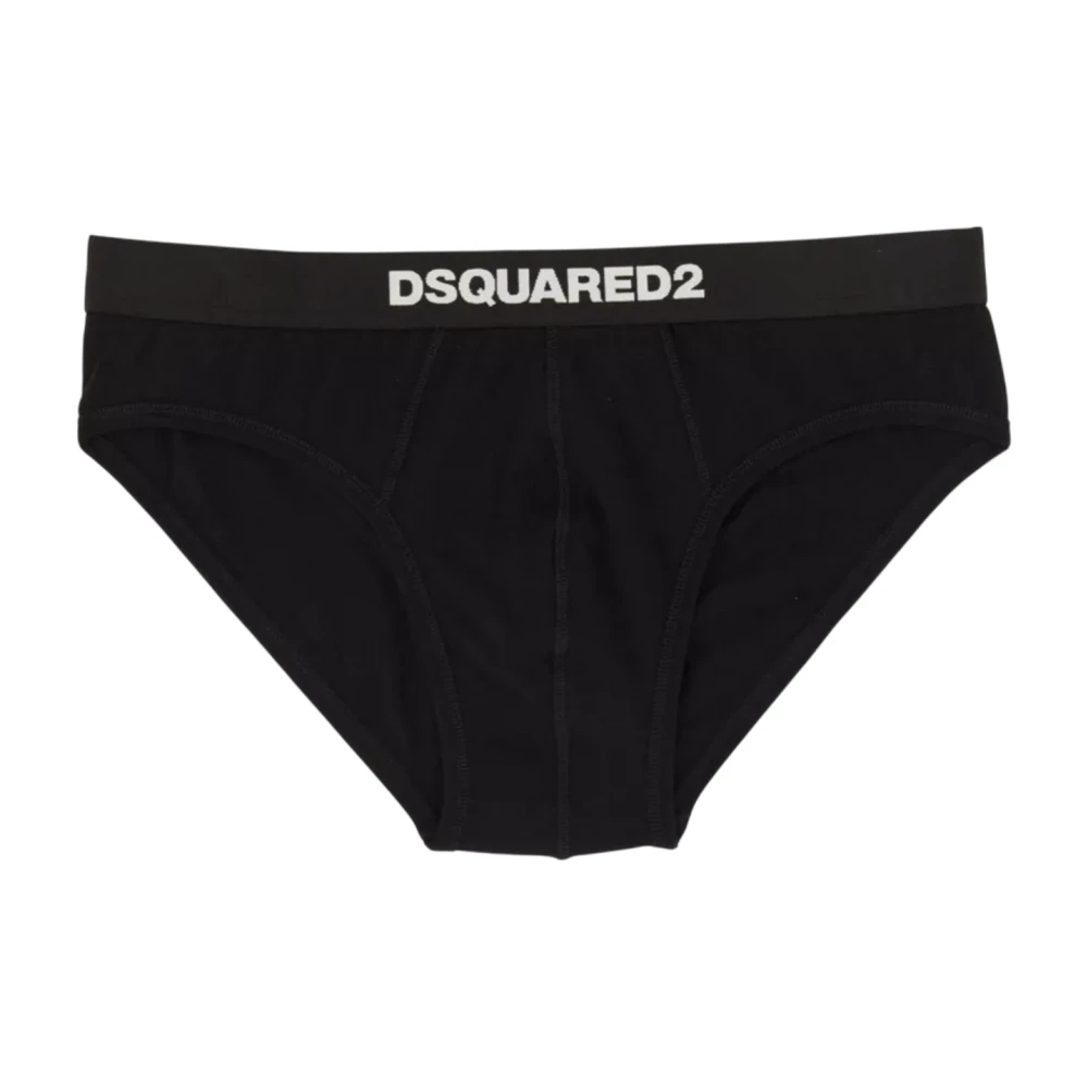 Dsquared2 Herren Schwarz - Logo Slip - Underwear - K - S
