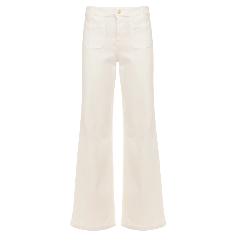 Marella Damen Beige - Emme Hose - Trousers - M