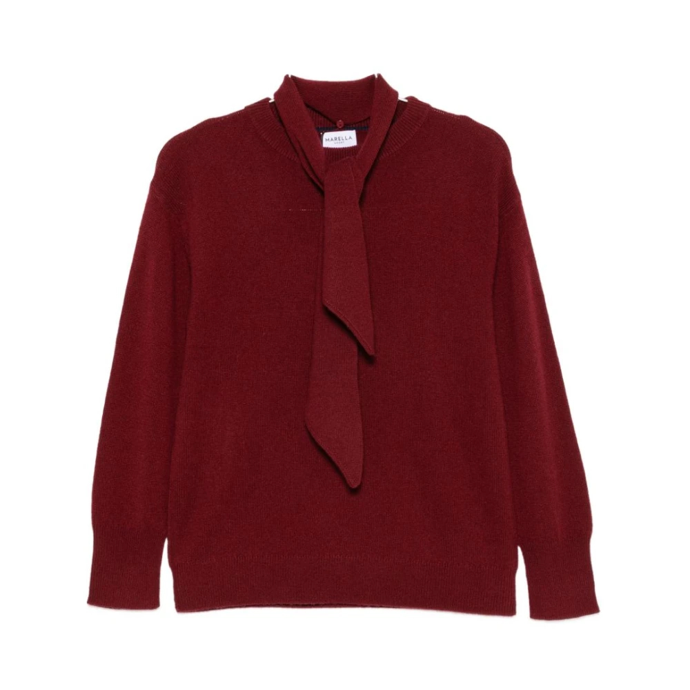 Marella - Pullover - Knitwear - Damen - Rot - M
