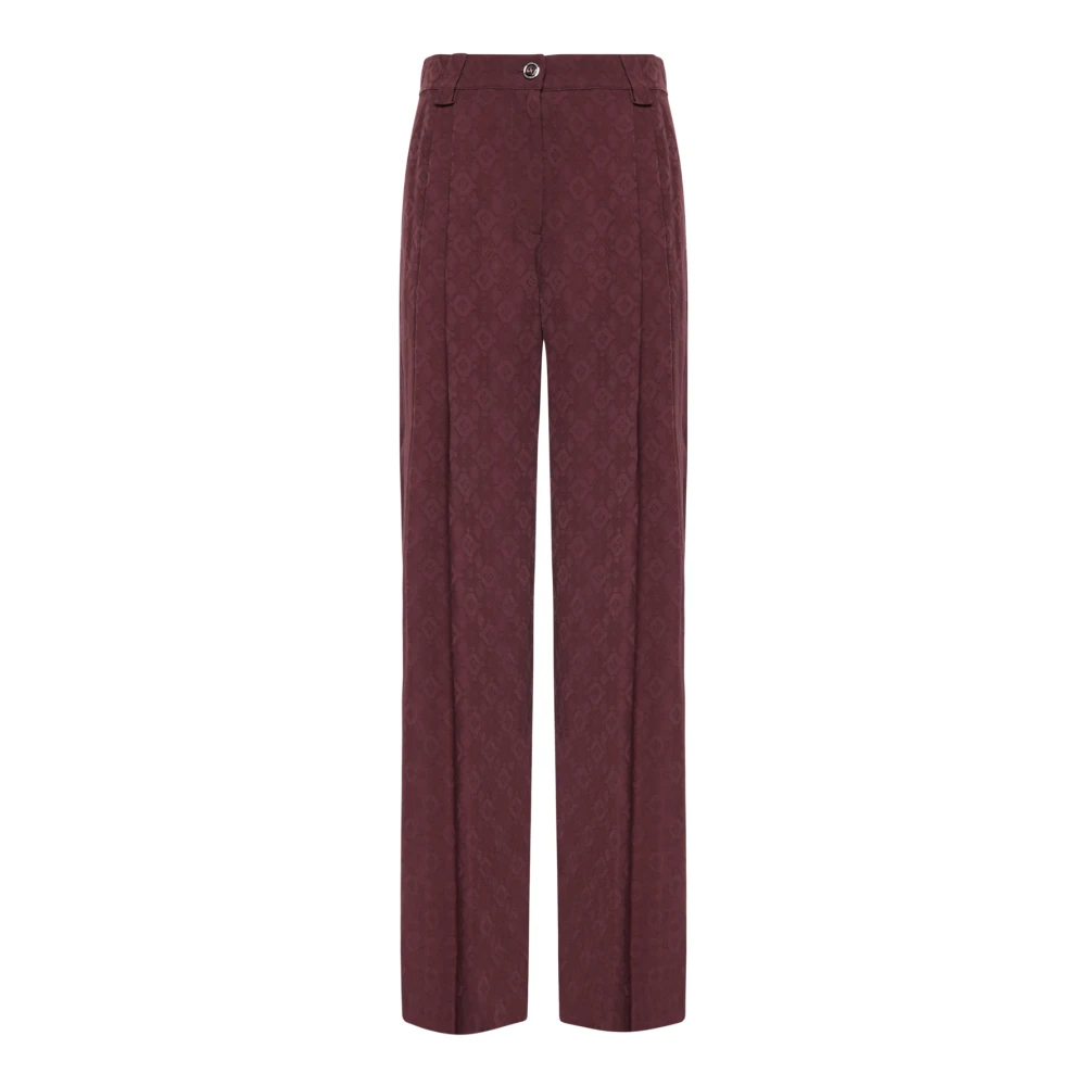 Pinko - Gerade Hosen - Trousers -Damen -Rot -L