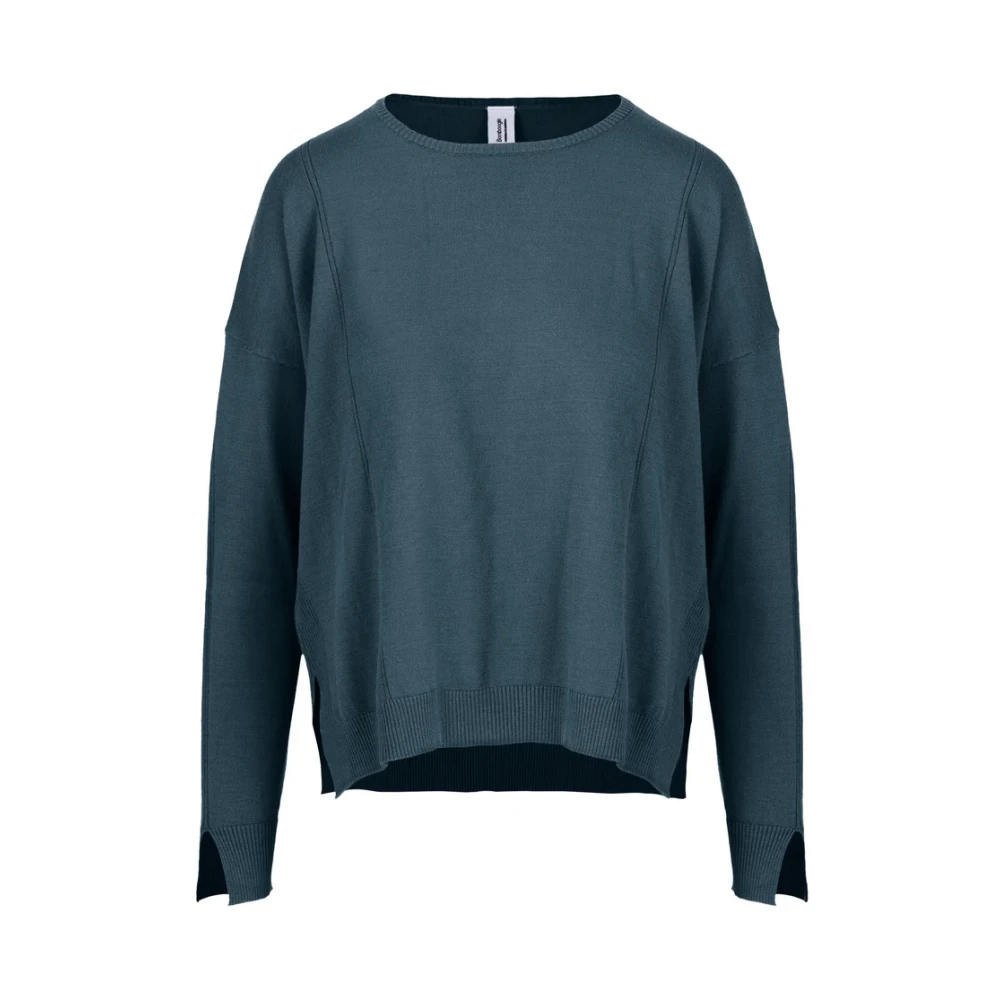 Bomboogie Damen Blau - Rundhals-Pullover - Knitwear - L