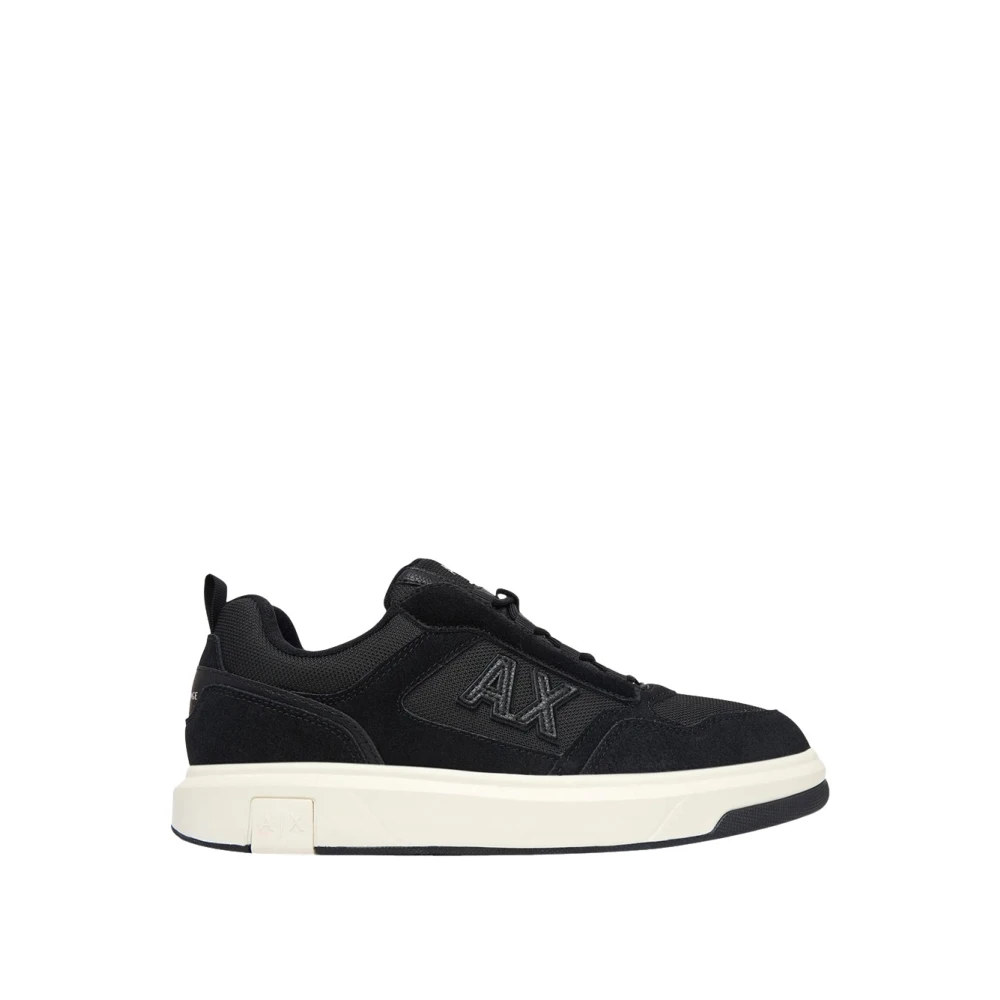Armani Exchange Herren Schwarz Sneakers Xm003649 Uc001 - Bild 3